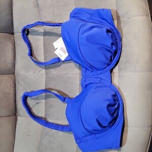 WILD FABLE WOMEN'S ROYAL BLUE BIKINI TOP. LARGE. NWT